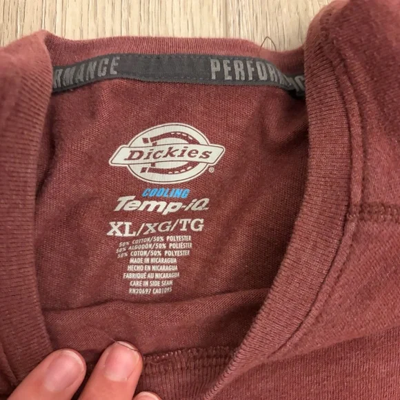 Dickies Short Sleeve Tees - Navy, Red, Light Blue, Olive - Picture 6 of 7